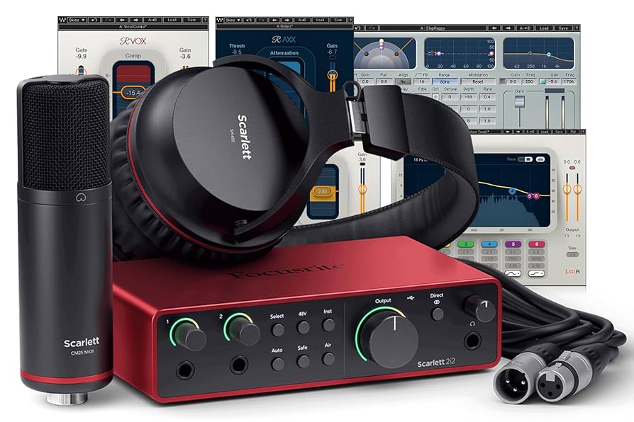 Amazon.com: AudioDeluxe Focusrite Scarlett 2i2 Studio (4th